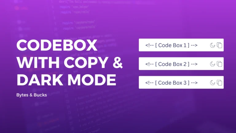 Codebox copy paste